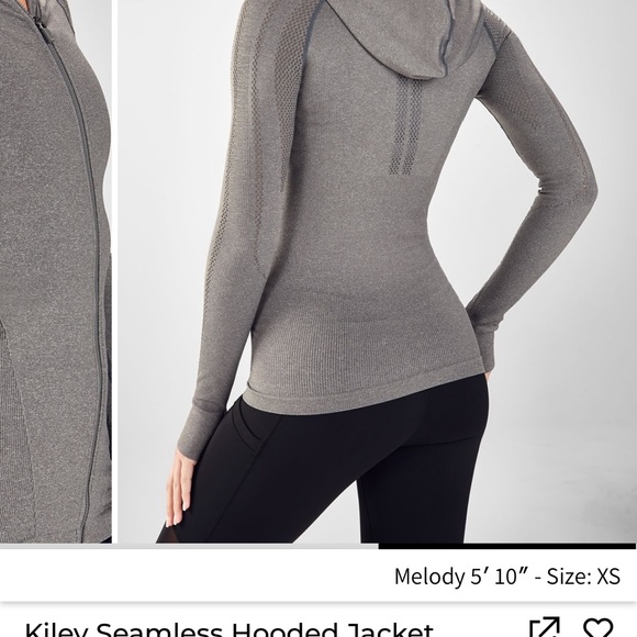 Fabletics Kiley Jacket Gray M - Picture 3 of 8